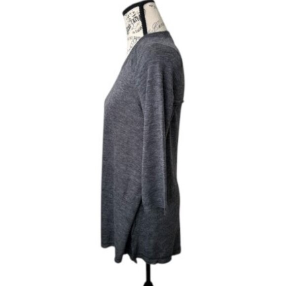 Jessica Simpson grey 3/4 sleeve long nursing tee size XS - Picture 3 of 5